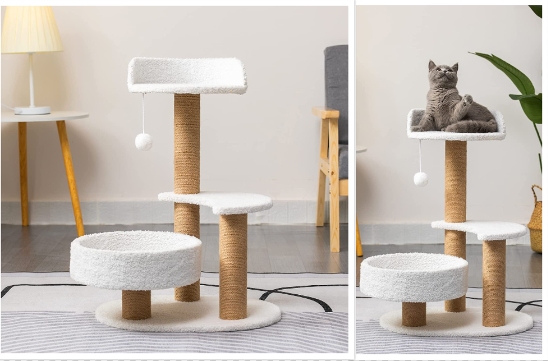 PAPITLULU Cute $45-Dollar Cat Tree